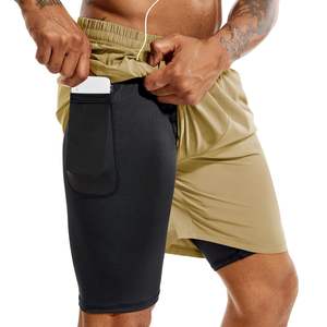 Short respirant à séchage rapide Logo personnalisé Short d'entraînement pour hommes Summer Fitness Sports Basketball Gym Mesh Shorts avec poche - Product Image 1