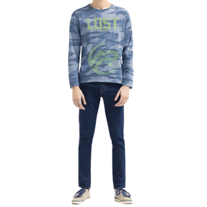 เสื้อสเวตเตอร์ขนแกะสำหรับผู้ชายเสื้อแบบสวมหัวพิมพ์ลาย ODM สำหรับฤดูหนาวสินค้ามาใหม่ออกแบบโลโก้ได้ตามต้องการ - Product Image 4