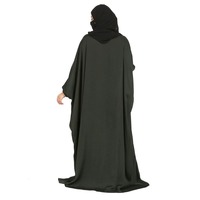 Robe Abaya Papillon Longue Style Turc de Haute Qualité pour l'Aïd, Respirante, Légère et Antistatique, Extensible dans les Quatre Sens pour Femmes Musulmanes