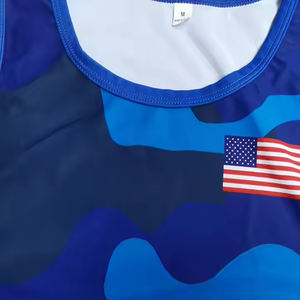 Traje de lucha, entrenamiento de gimnasio, uniforme de lucha, levantamiento de poder para hombres, camisetas de lucha hechas a medida - Product Image 4