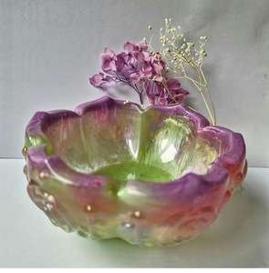 Quality Trendy <b>Epoxy</b> <b>Resin</b> Salad Bowl Wedding Decoration Fruit Bowls Bowl <b>Resin</b> at Best Low <b>Price</b> - Product Image 3