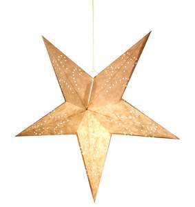 Petite étoile en papier suspendue 18 pouces étoile scintillante article de décoration Diwali pour la maison papier de coton recyclé fête du nouvel an noël - Product Image 1