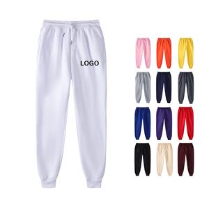 Ropa de calle personalizada para hombre, moda a rayas, estilo suelto, bolsillos, costilla elástica, forro polar grueso, informal, gimnasio, múltiples pantalones de chándal para gimnasio - Product Image 1