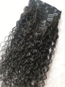 Extension de cheveux à Clip pour femmes noires, nouveaux produits, 2022 naturel brut vierge - Product Image 3