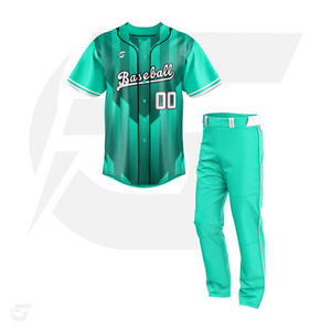 Fabrication professionnelle personnalisée uniforme de baseball hommes uniforme de baseball américain entièrement sublimation prix de gros ensemble de baseball - Product Image 4