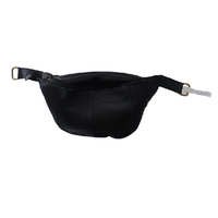 Bolsa de Cuero Negra para Herramientas con 1 Bolsillo