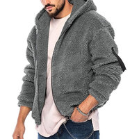 Veste en polaire sherpa pour homme, style streetwear, hiver, écologique, séchage rapide, en coton, fabriquée au Pakistan, faible MOQ, réversible