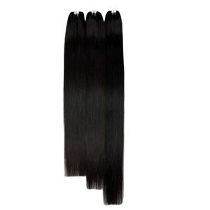 Extensiones de cabello vietnamita virgen 100% liso, extensiones de cabello humano sedoso y suave para pelucas, Material de cabello brasileño - Product Image 1