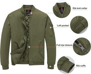 Blouson Bomber Décontracté en Toile Camouflage Enduite de Haute Qualité Coupe-Vent 2025 - Product Image 1