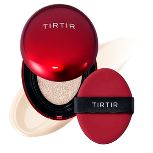 Mini Maschera Rossa in Cuscinetto, Polvere Minerale Compatta Idratante, Trucco a Lunga Durata, Balsamo di Bellezza Opaco e Luminoso per Copertura del Viso - Product Image 1