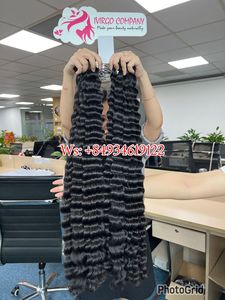 100% ธรรมชาติธรรมชาติชุดผมมนุษย์บริสุทธิ์จากกัมพูชาเวียดนามผมหยิกยาว10 "-50" ราคาไม่แพง" - Product Image 4