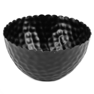 Bol décoratif antique en fer, bol de service rustique en métal martelé, centre de table industriel pour table basse, décoration de maison de style ferme - Product Image 4