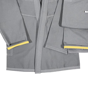 Kimono de Jiu-Jitsu Personnalisé Nouveau 2026 – Tenue d'Arts Martiaux en Tissu Perlé avec Broderie, Taille Plus - Product Image 3