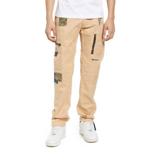 Marque privée Pantalons cargo pour hommes à vendre Pantalons cargo pour hommes de couleur unie Pantalons cargo multi-poches - Product Image 2