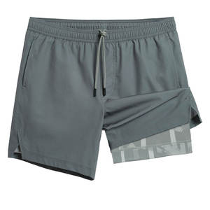 Shorts de sport pour hommes, nouvelle mode, vente en gros, imprimés, en molleton de coton, shorts de compression pour la salle de sport, OEM - Product Image 1