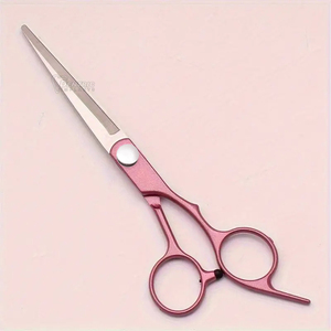 Ciseaux à cheveux en acier inoxydable pour droitier tranchant ergonomique haute précision barbier lame droite pansement professionnel - Product Image 2