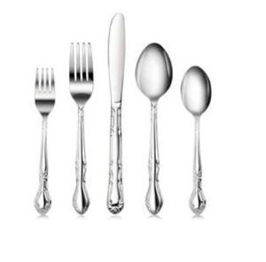 Juego de cubiertos de acero inoxidable de primera calidad con materiales ligeros y duraderos para un uso diario de larga duración - Product Image 1