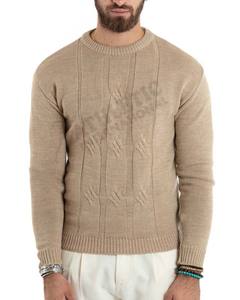 Crewneck Long Sleeve Men Sweaters In Solid Color Cotton Wool Breathable Winter Wear High Quality Sports Casual Men Sweater 2023 - Product Image 1