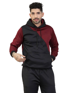 Sudadera con capucha y pantalones con cordón para hombre, ropa deportiva ajustada y transpirable, conjunto de chándal Atlético - Product Image 2