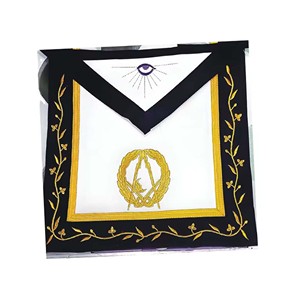 ผ้ากันเปื้อนเครื่องราชกกุธภัณฑ์จากงานประดิษฐ์ทำด้วยมือมีลวดเป็นแท่งปักเครื่องราชกกุธภัณฑ์ - Product Image 4