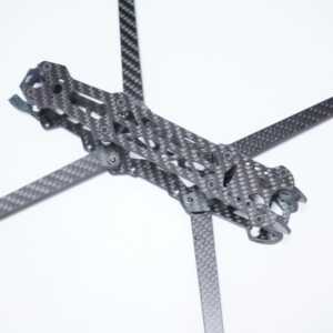 Marco personalizado de Dron de fibra de carbono de 4 y 7 pulgadas, accesorios de avión con varilla de carbono FPV y patrones de tubo - Product Image 2