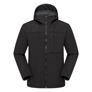 Fabricant de vestes de pluie à capuche pour femmes, nouvelle veste softshell coupe-vent à fermeture éclair, vente en gros OEM, vestes d'hiver imperméables 2026 - Product Image 3
