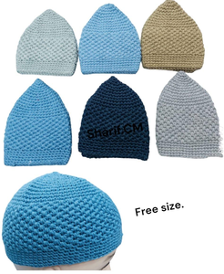 Bonnet de prière à prix raisonnables avec taille libre et multicolore disponible bonnet de prière musulman en tissu respirant à vendre - Product Image 2