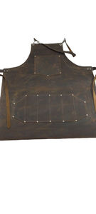 Welding <b>Apron</b> <b>Leather</b> Welding Protective Flame Resistant Work <b>Apron</b> Cowhide <b>Leather</b> Fireproof Welding <b>Apron</b> - Product Image 4