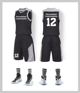 Uniforme de basket-ball pour hommes sur mesure, design unique, vêtements de sport pour jeunes, maillot de basket-ball, taille plus, ensemble de vêtements respirant - Product Image 4