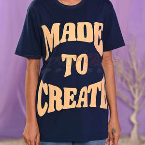 Camiseta con estampado gráfico de gran tamaño para mujer con diseño atrevido y comodidad durante todo el día, Camiseta con estampado de algodón suave para mujer - Product Image 6