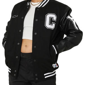 Chaquetas Varsity de Borrego Antibacterianas para Hombre y Mujer, de Alta Calidad, en Todos los Tamaños y Colores, Estilo Nuevo con Cuello Alto - Product Image 1