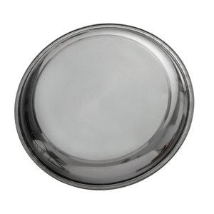 Platos Redondos y Bandeja de Servir de Acero Inoxidable Ecológicos para Uso Diario, Fiestas y Restaurantes - Product Image 2