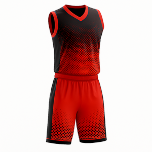Ensemble d'uniformes de basket-ball professionnel pour adultes et jeunes Maillot et short confortables en tissu à séchage rapide - Product Image 6