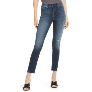 Nuevo Diseño Moderno con Logotipo Personalizado, Pantalones Vaqueros de Lona para Mujer, Ropa Urbana de Verano, Venta Directa de Fábrica, OEM, Cintura Media - Product Image 1