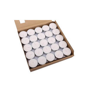 Lot de 50 bougies chauffe-plat non parfumées 5 heures Cire de base personnalisable Cire de palme du Vietnam de qualité pour la décoration intérieure de mariage Prix d'usine - Product Image 1