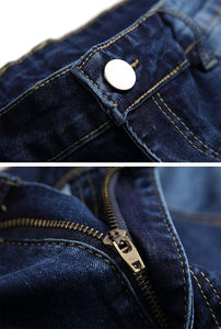 Shorts de Mezclilla para Hombre al por Mayor, de Alta Calidad, de Algodón Sólido Elástico, de Cintura Alta, Transpirables, Ecológicos y Ligeros - Product Image 4