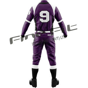 Uniforme de Béisbol Personalizado al por Mayor para Hombre, Transpirable, 100% Poliéster, Jersey y Pantalones, Conjunto Completo, Colores y Logotipo Personalizados - Product Image 5