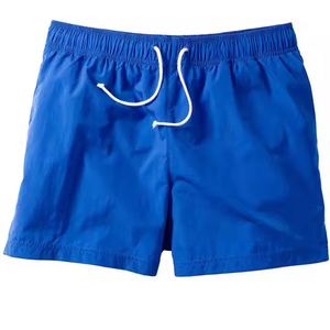 Pantalones cortos de verano con cintura elástica y cordón personalizado para hombre, pantalones cortos de nailon para correr, pantalones cortos de playa de malla de poliéster 100% para hombre - Product Image 3