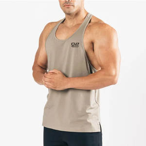 Venta caliente último estilo gimnasio chaleco algodón hecho transpirable secado rápido gimnasio Fitness desgaste gimnasio chaleco - Product Image 5