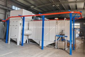 Ligne de revêtement entièrement <span class=keywords><strong>automatique</strong></span> personnalisée pour peinture en poudre sur substrat acier, cabine de pulvérisation motorisée, four de cuisson avec temps de séchage de 30 minutes 1 - Product Image 4