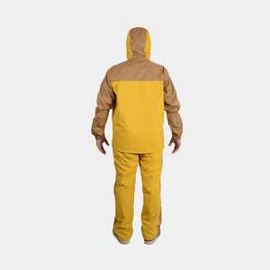 Ensemble imperméable long de Style industriel XL jaune/marron de haute qualité Logo personnalisable coupe-vent pour l'escalade en plein air temps pluvieux - Product Image 6