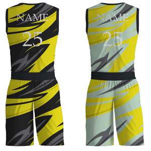 Camiseta de baloncesto reversible al por mayor, uniforme transpirable de verano con estilo de equipo impreso personalizado, servicio OEM y ODM disponible - Product Image 2