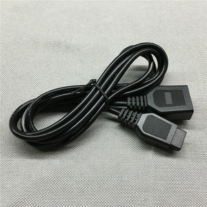 Cable de Extensión para Controlador de Videojuegos con Cable XL XLYT-23 de 1.8M, Cable de Carga de 9 Pines, Accesorios para Videojuegos Genesis <span class=keywords><strong>MD2</strong></span> Mega Drive, Negro - Product Image 2