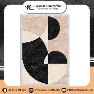 Qualité supérieure Élégant Luxueux Motif Abstrait Brodé Laine Bambou Soie Tufté À La Main Porte Tapis Ensembles Luxueux - Product Image 2