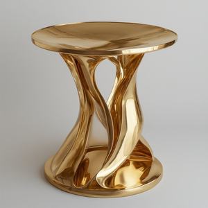 Table d'appoint moderne sur mesure entièrement fabriquée à la main avec un design attrayant Nouvelle arrivée pour la décoration de la maison ou de l'hôtel en métal - Product Image 2