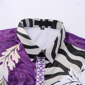 Camisa de sublimación de último diseño, camisas de hombre de talla grande de alta calidad, 100% algodón, cómoda, gran oferta, camisa de sublimación de tendencia superior - Product Image 3