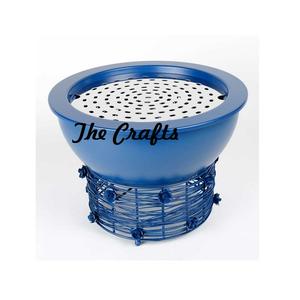 Iron And <b>Stainless</b> <b>Steel</b> <b>Fire</b> <b>Pit</b> With Floral Design Stand Round Shape Fireplace <b>Fire</b> <b>Pit</b> At Cheapest Prices - Product Image 5