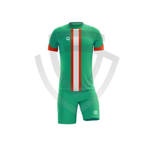 Uniformes de Fútbol de Alta Calidad con Logotipo Personalizado, 100% Poliéster, Secado Rápido, Transpirables, Cuello en V, para Hombre, Último Diseño - Product Image 1