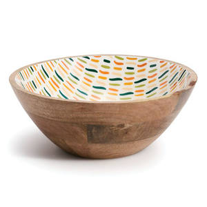 Bol en bois fait main de haute qualité pour la vaisselle Bol en bois avec ustensiles de cuisine de luxe étanches à l'eau Bol en bois classique. - Product Image 5