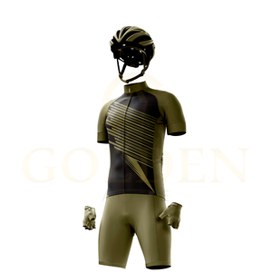 Combinaison de cyclisme professionnelle à manches courtes de qualité supérieure, respirante, confortable et durable, vente en gros personnalisée - Product Image 4